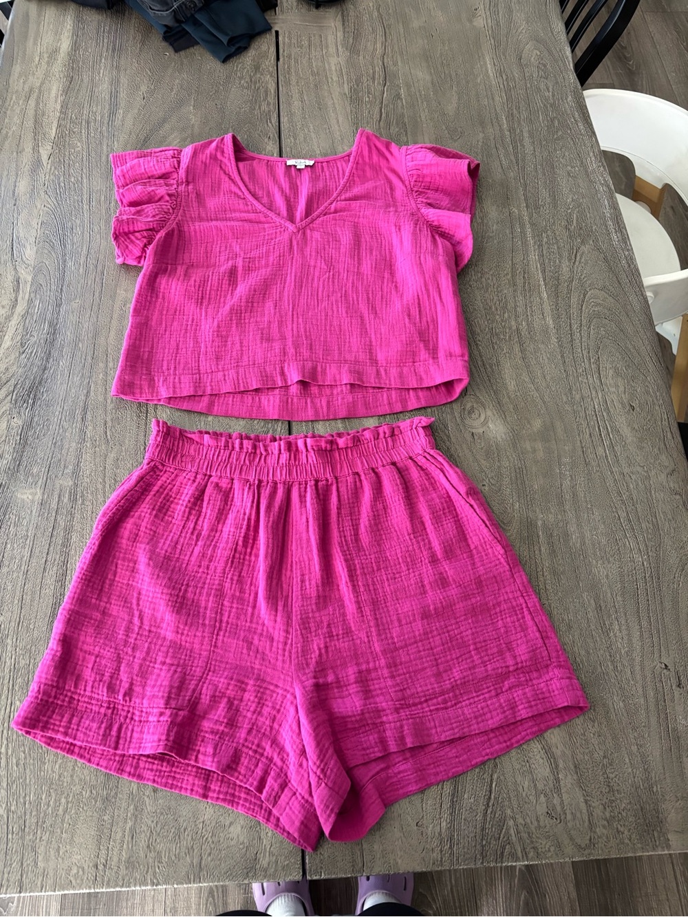 Rails Hot Pink Cotton Gauze Set